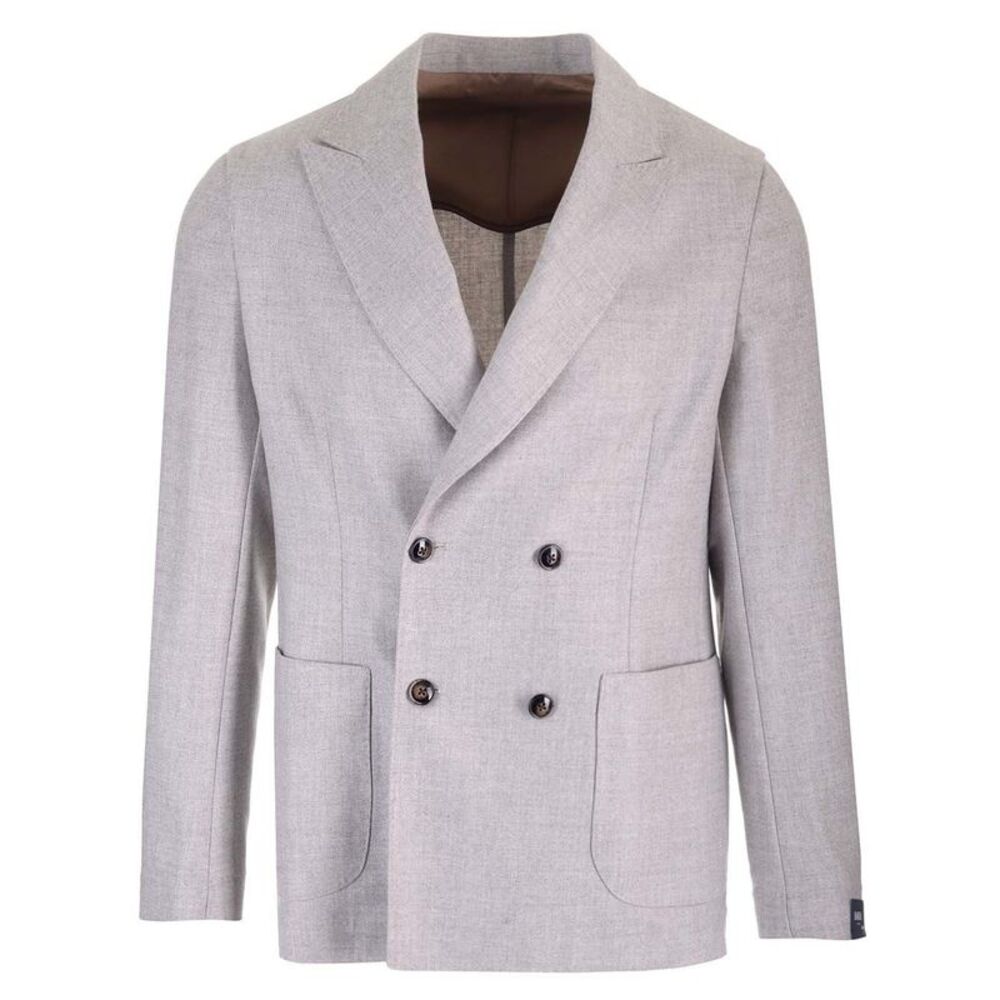 Barba Men Easy Double Breasted Jacket